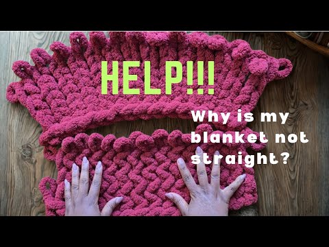 Chunky Blanket Tips for Beginners | 2 Common Mistakes to Avoid When Finger Knitting a Chunky Blanket