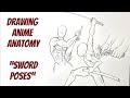View 17 Poses Man Holding Sword Drawing