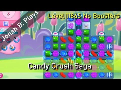 Candy Crush Saga Level 11865 No Boosters