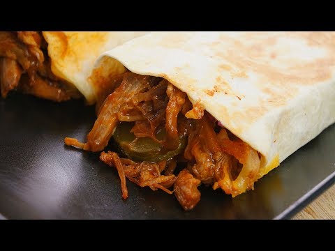 Fajitas de pulled pork