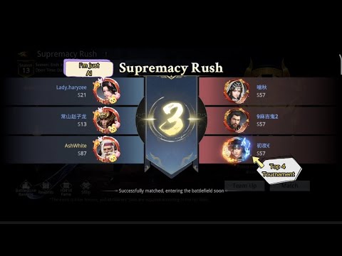 What happens when AI meets Top 4 Tournament in 3VS3? - Dynasty Legends 2