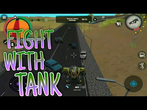 FIGHT WITH TANK IN REAL GANGSTER CRIME   |  DESTROY HELICOPTER IN REAL GANGSTER CRIME