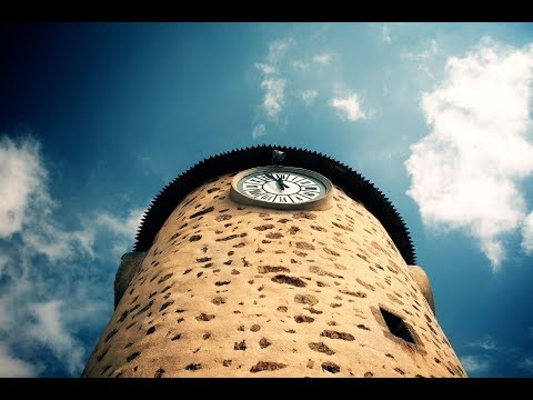 Clock tower in Aubusson