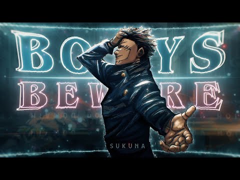 Ryomen Sukuna😈 - Boys Beware [Edit/AMV] 4K!
