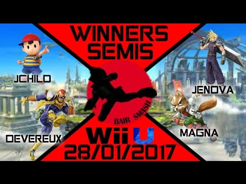 Bair Smash 9 Doubles Winners Semi Finals- Devereux & Jchild Vs. Jenova & Magna - Smash Wii U