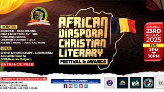 Join us for the African Diaspora Christian Literary Festival Belgium'25 #reading #writing #bookfair