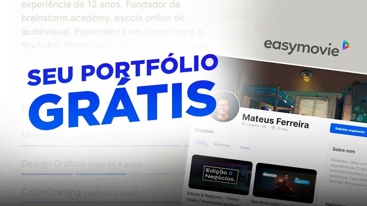 Como fazer um PORTFÓLIO que traga CLIENTES automaticamente - para videomakers