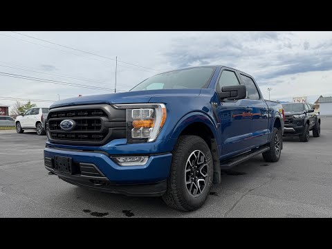 2023 Ford F-150 XLT 4WD SuperCrew 5.5' Box in Blue for sale at North Star Chevrolet Buick GMC in Cranbrook, BC