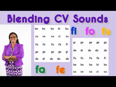 Blending Two Letters Level 1C | Consonant and Vowel | Short sound vowels | Phonics Instruction