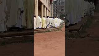 Procession to the Church for the Funeral Mass for Rev. Fr. Prof. Cosmas Aluede Ojemen