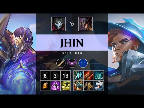 Jhin Mid vs Twisted Fate - EUW Master Patch 25.21