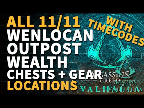 Wenlocan Outpost Wealth Gear Armor & All Chests...
