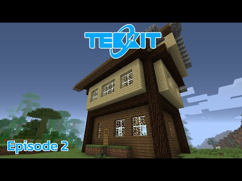 Starter House Finished - Tekkit (Modded Minecraft 1.6.4 Survival Lets-Play)