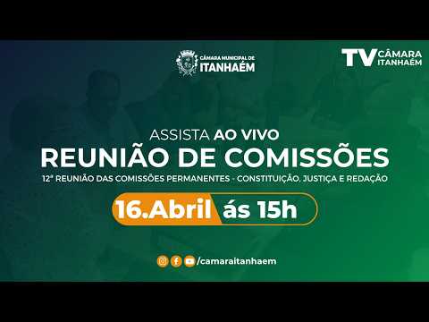 REUNIÃO DE COMISSÔES - TV CÂMARA ITANHAÉM
