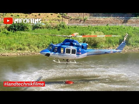 Waldbrand in der Böhmischen Schweiz - CZ Löschhubschrauber Bell 412 beim auftanken | by mifofilms