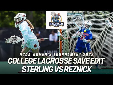 Emily Sterling (Maryland) vs Sarah Reznick (Florida) - College Lacrosse Save Edit - 5/19/2022