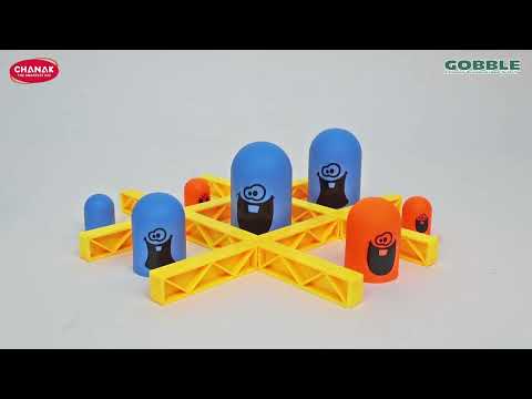 How to Play Gobble Tic Tac Toe | Fun Family Strategy Game for Kids & Teens | Off-Screen Indoor Game