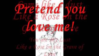 like a rose on the grave of love lyrics  [by: Xandria]