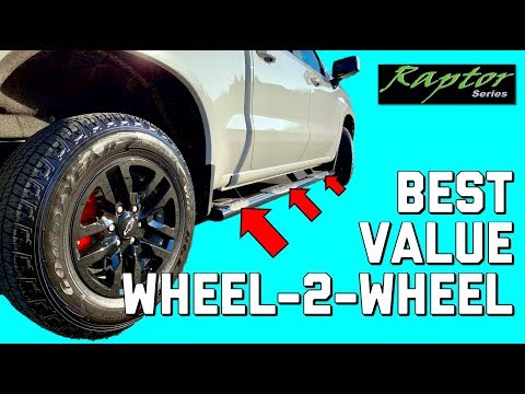 Wheel 2 Wheel Raptor Series Side Steps, Review / Installation, 2019 2020 Silverado Sierra