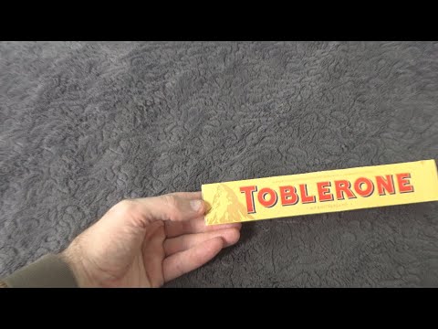 Mondelez Toblerone Tone Milk Chocolate 100g Unboxing and Test