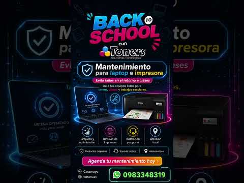¿Tu laptop e impresora están listas para volver a clases? 💻🖨️ | Catamayo #Shorts