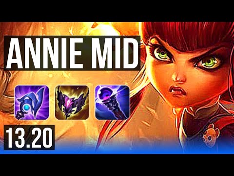 ANNIE vs AKALI (MID) | 67% winrate, Comeback | NA Master | 13.20