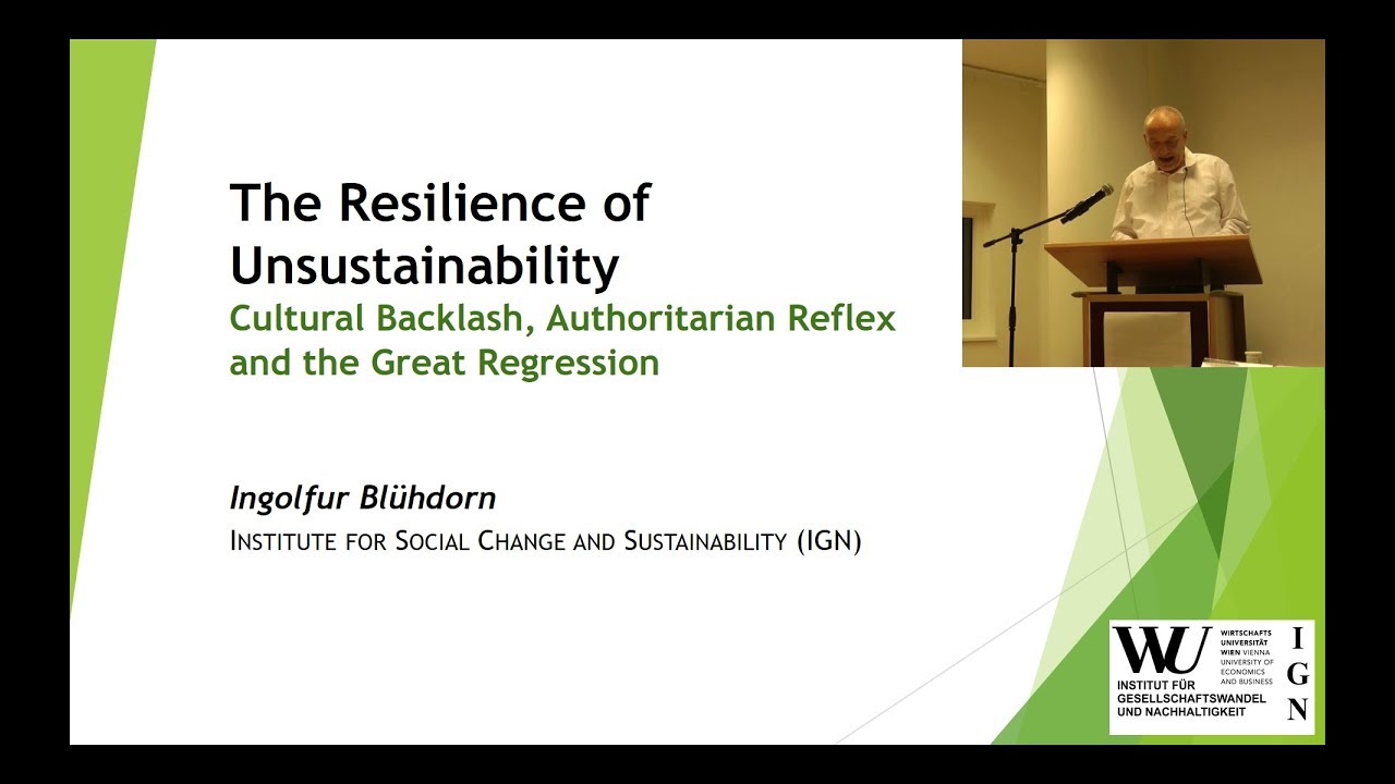 Video Resilience of Unsustainability