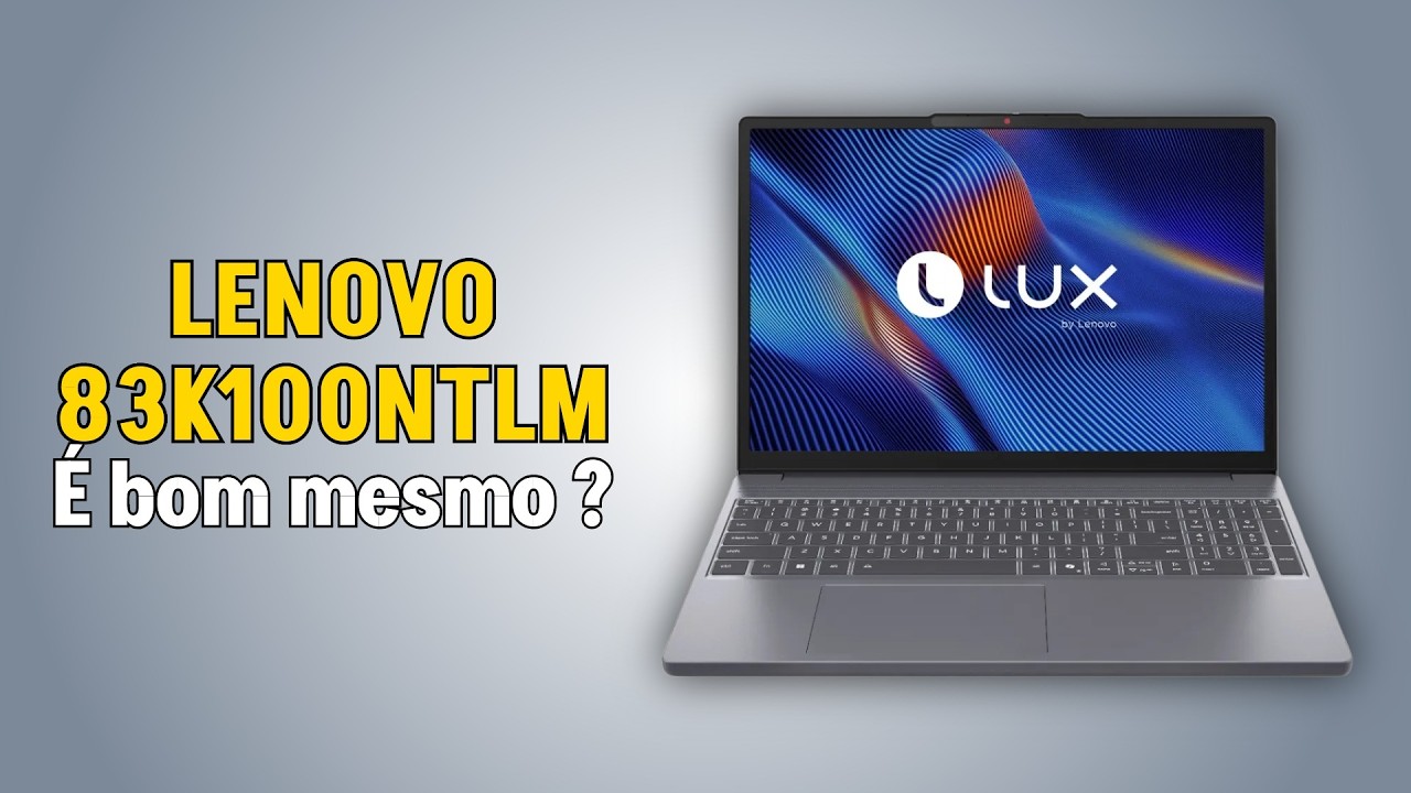 Miniatura da avaliação em vídeo de Notebook Lenovo Ideapad Intel Core i5-13420H 8GB RAM 1TB SSD Full HD Linux