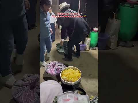 Pedida de mano en Otavalo-Imbabura-Ecuador 
