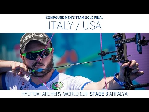 Italy v USA – Compound Men’s Team Gold Final | Antalya 2016