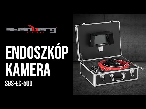 Videó - Endoszkóp kamera - 50 m - 12 LED - 7"-os kijelző
