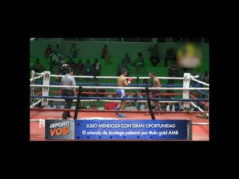 Julio "Gigante" Mendoza combatirá por Título Gold