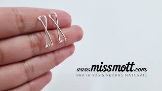 Vídeo de Brinco Ear Hook Infinito - Prata 925