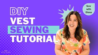 DIY Vest : Waistcoat Sewing Tutorial | How to Sew a Modern Waistcoat with PDF Pattern | Veronik