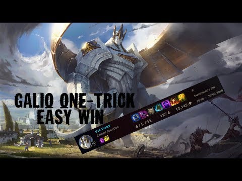 GALIO ONE-TRICK | EASY WIN | SOLO/DUO QUE | HIGHLIGHTS