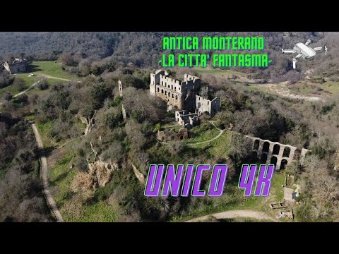 Antica Monterano in 4k con drone bellissimo!!!⚱🌈⛰