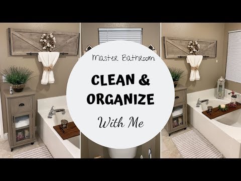 CLEAN WITH ME | DEEP CLEAN MASTER BATHROOM | CLEANING MOTIVATION Video