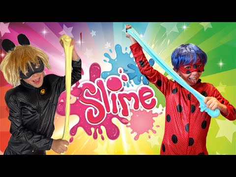 LADYBUG y CATNOIR hacen SLIME!