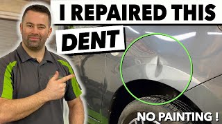 SUPER CLEAN PDR REPAIR ON A FRONT FENDER | Paintless Dent Removal Uk 🇬🇧|By Dent-Remover