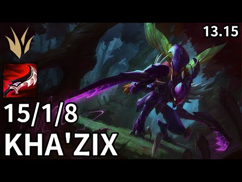 Kha'Zix Jungle vs Nidalee - EUW Master | Patch 13.15