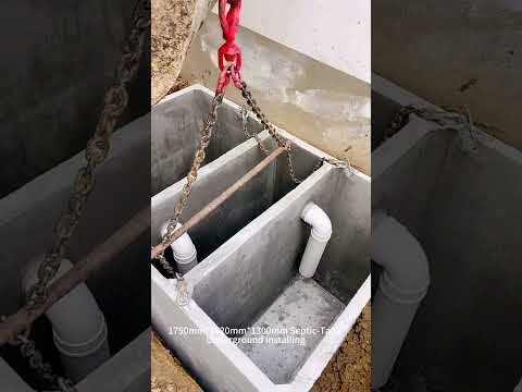 Three Compartments Precast Concrete Septic-Tank (2.2CBM Volume /1T Weight) Cost 250Bucks For Rural !