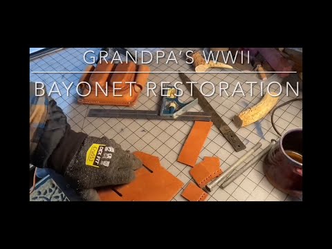 Restoration WWII Rusty Bayonet