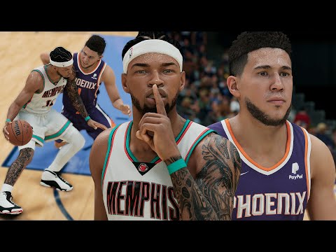 NBA 2K22 PS5 MyCAREER - Devin Booker Want Smoke! Mamba Mentality ACTIVATED! No 3PT Attempts!