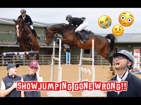 This wasn't supposed to happen...*SHOWJUMPING FAIL!!*