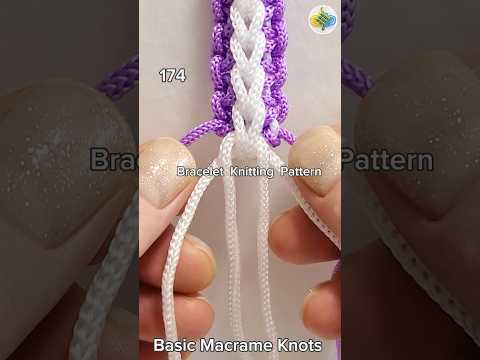 #174 Armband stricken Tutorial, Makramee #shorts #macrametutorial #tricks #howto #craftideas