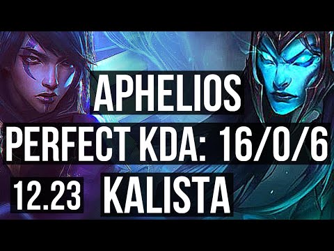APHELIOS & Nautilus vs KALISTA & Renata Glasc (ADC) | 16/0/6, Legendary | KR Grandmaster | 12.23