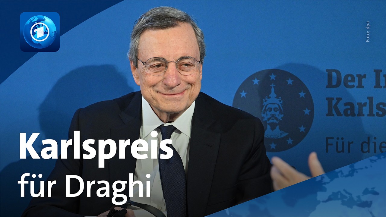Karlspreis für ehemaligen EZB-Chef Mario Draghi