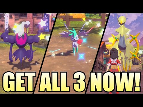 Get Shiny Arceus, Shaymin & Darkrai NOW in Pokemon Legends Arceus!