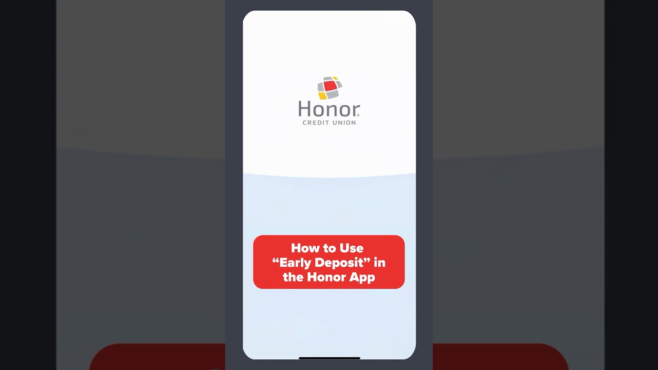 How to Post an Early Deposit