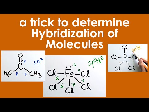 A Trick to Quickly and Easily Determine Hybridization of a Molecule